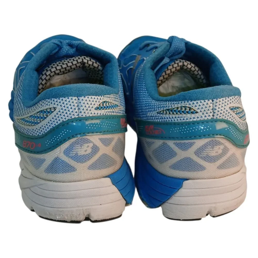 New Balance 870 Women's Carribean Blue & Silver Running Sneakers - Size 10B